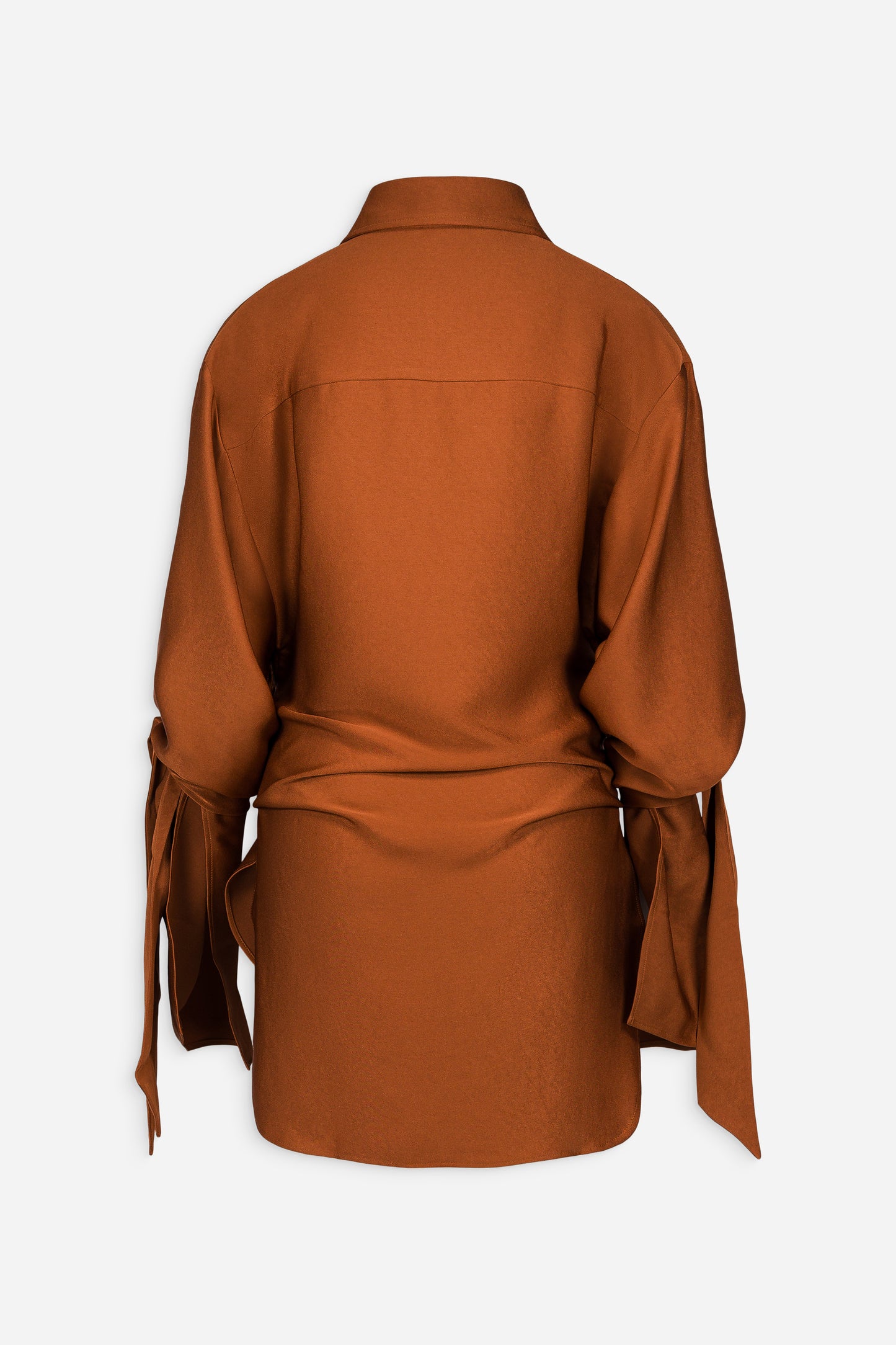 Oversize knot detail shirt