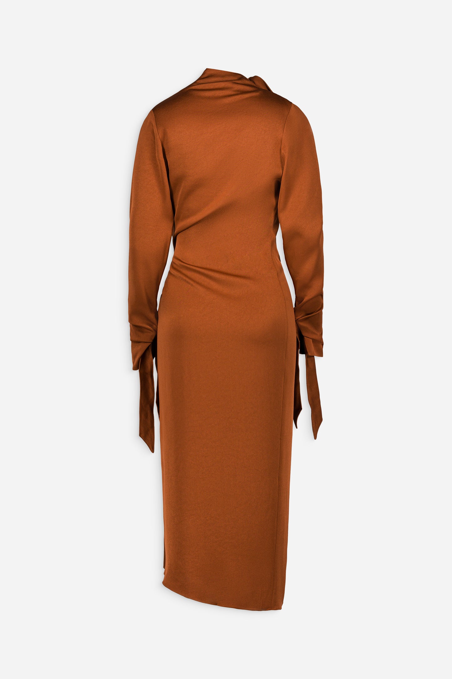 Knot detail wrap dress