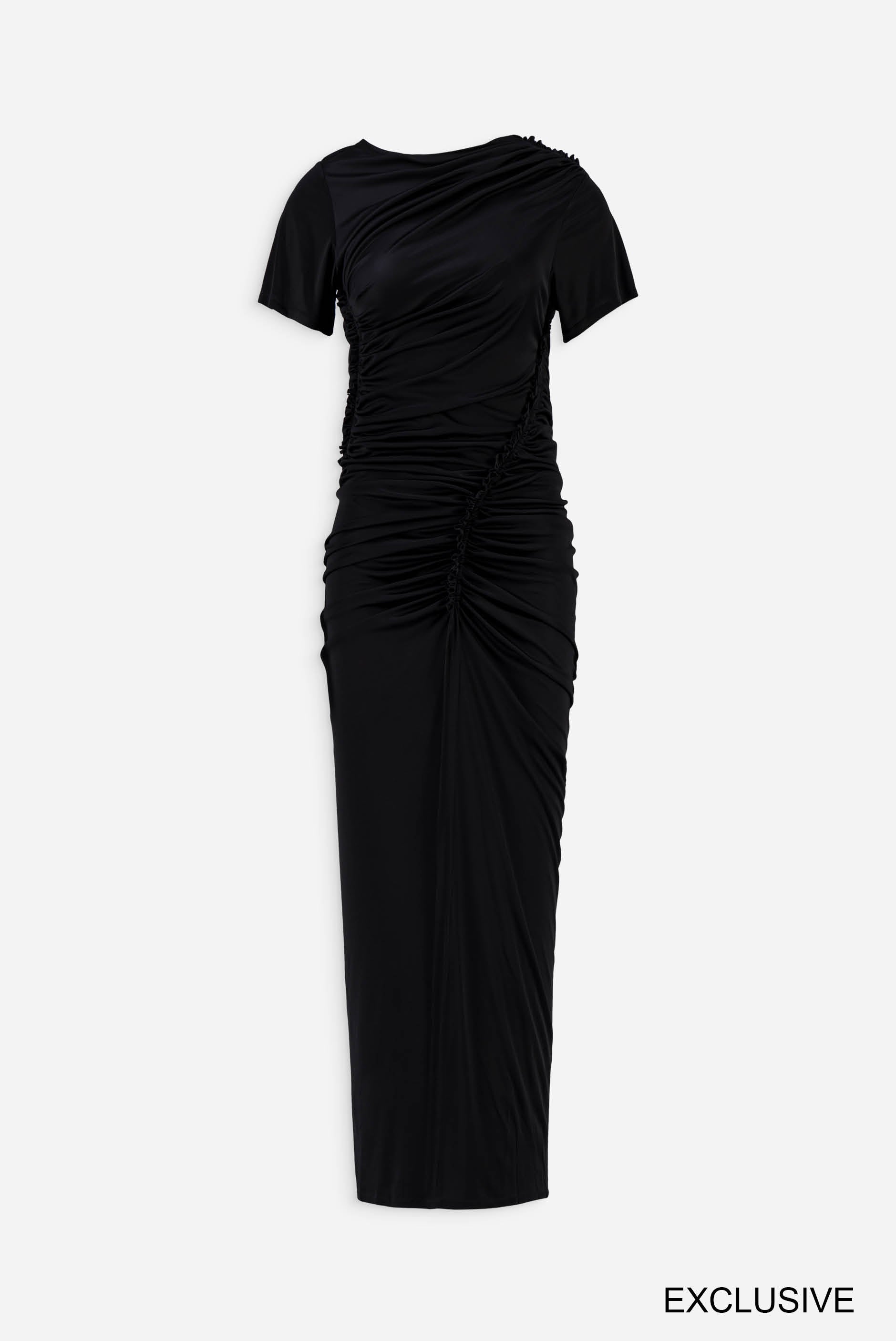 atlein ruched dress Asymmetric one shoulder ruched dress  ATLEIN