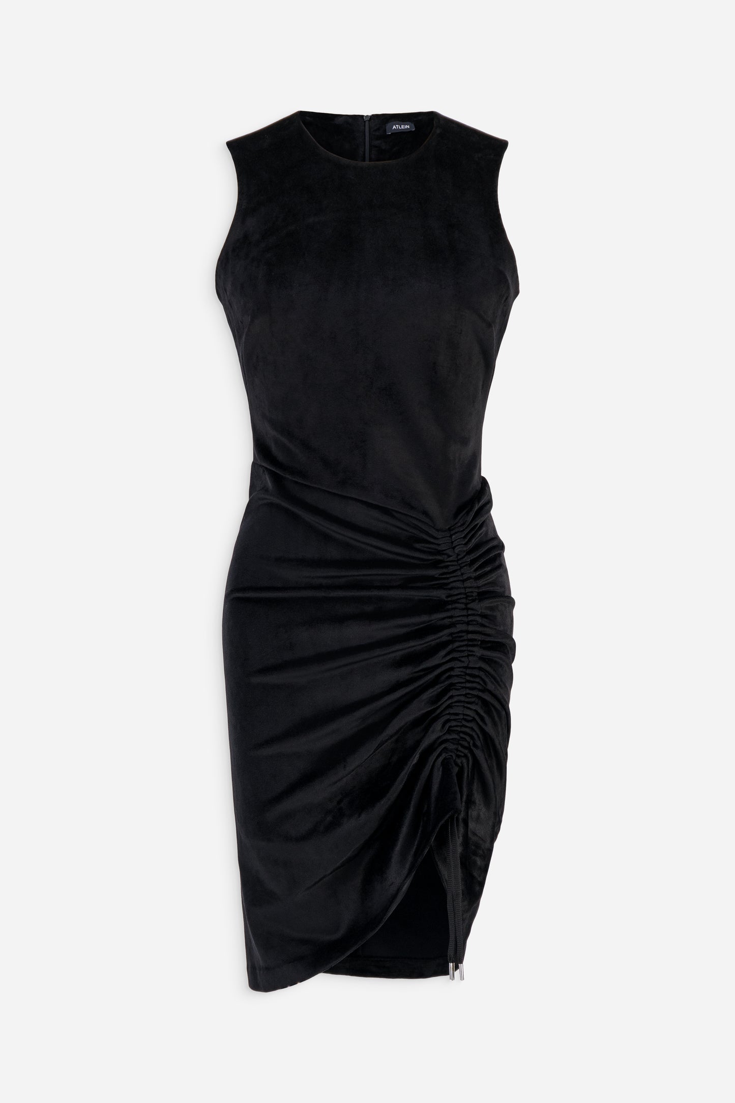 Ruched sleeveless dress - Exclusive