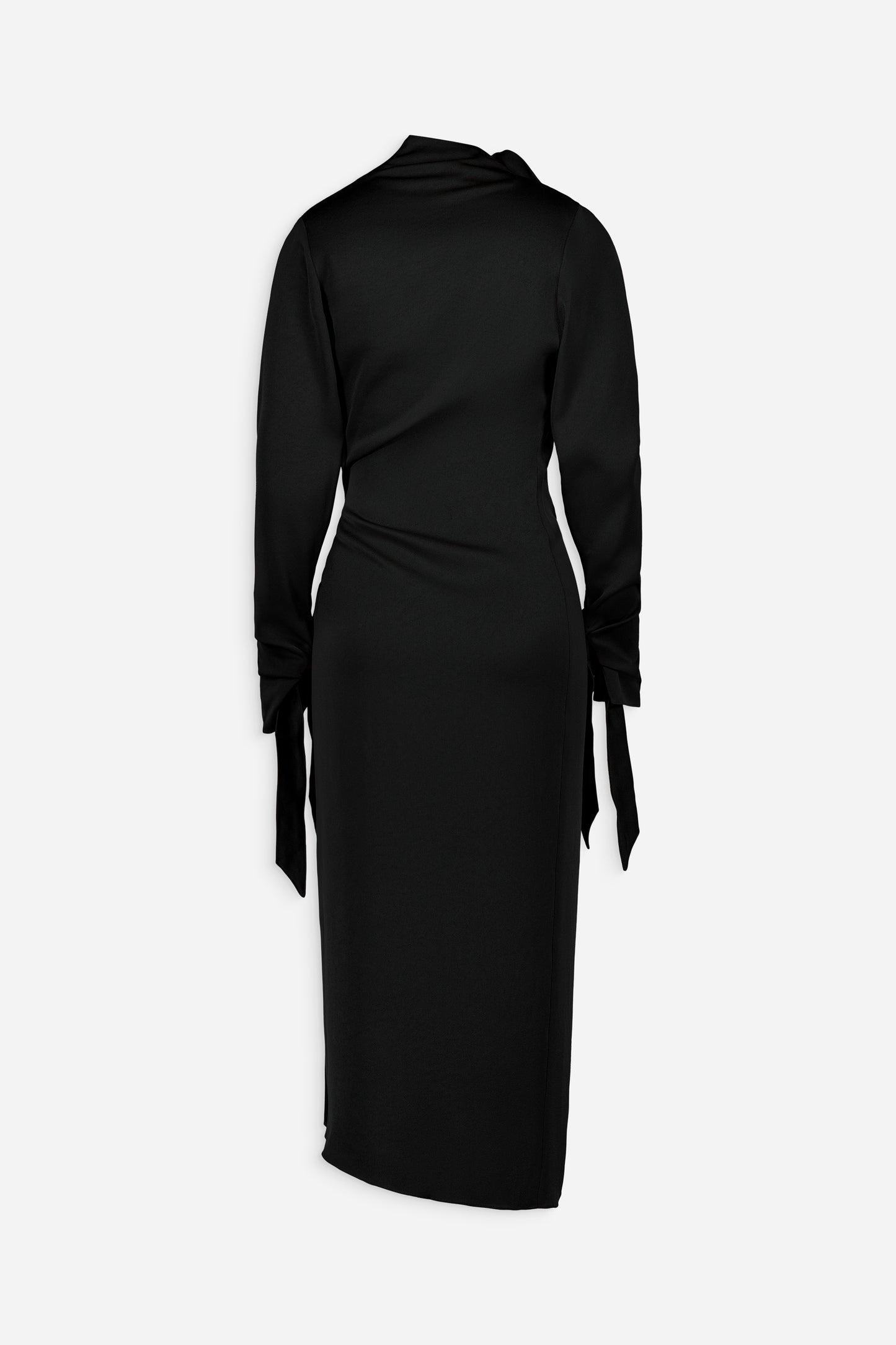 Knot detail wrap dress