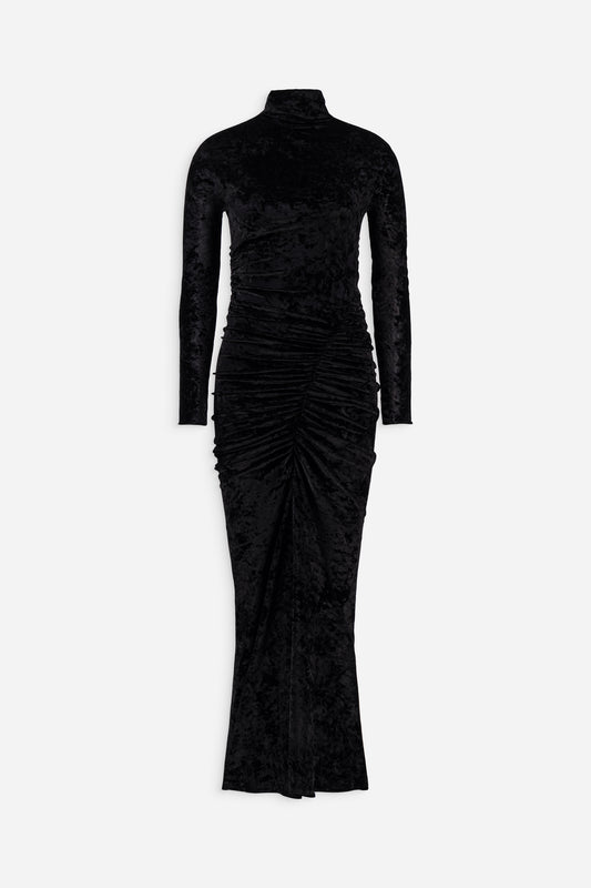 Mock neck dress