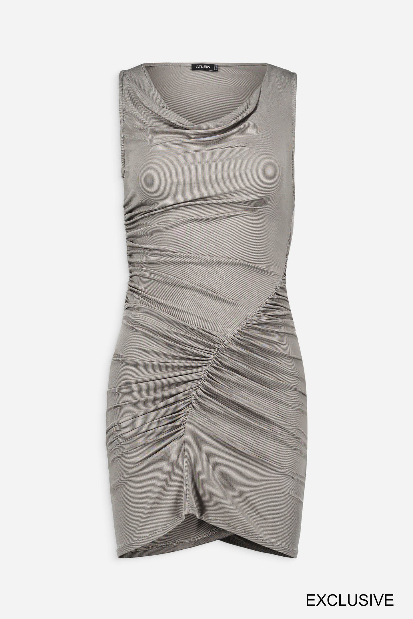 Ruched midi dress