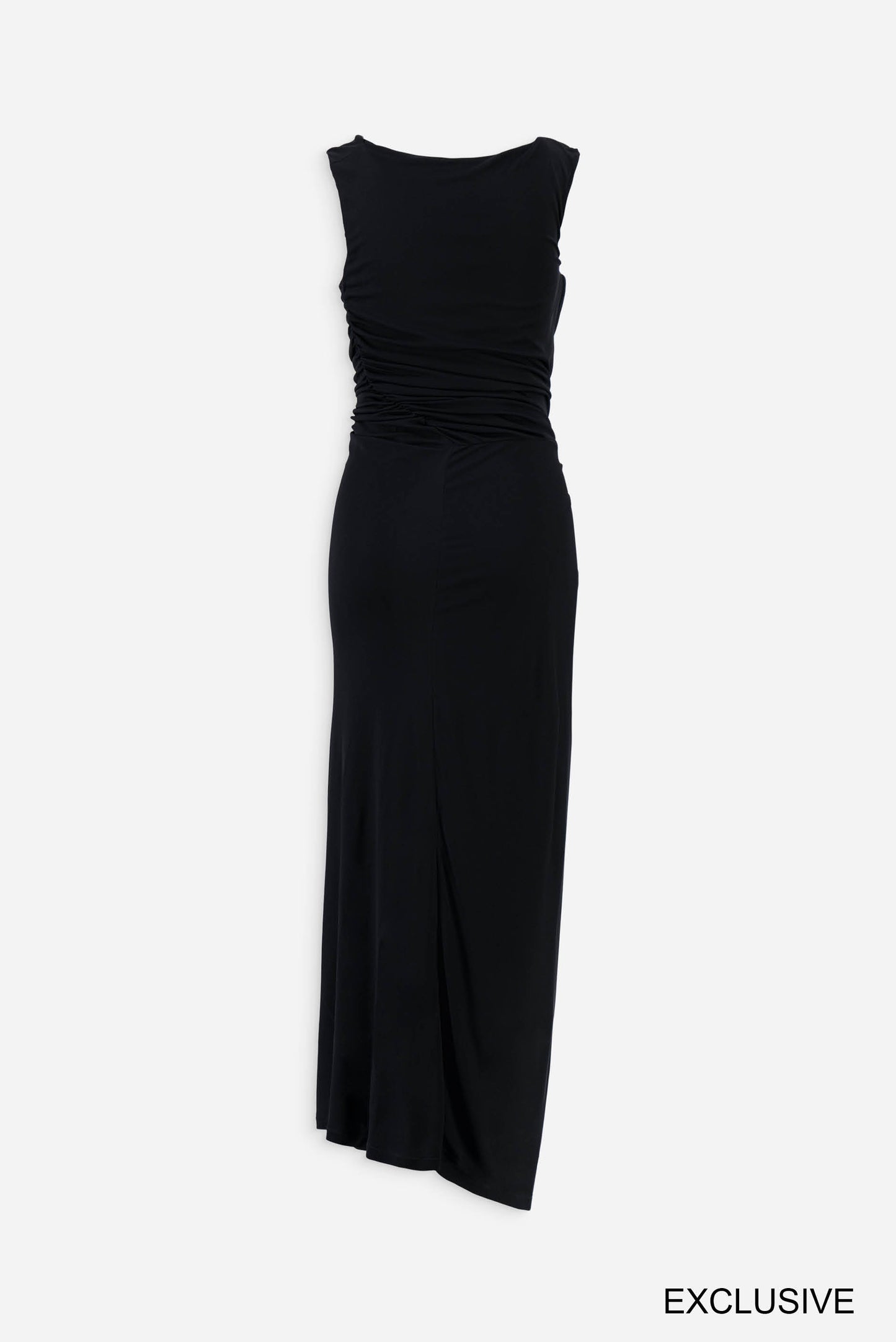 Ruched sleeveless ruched dress