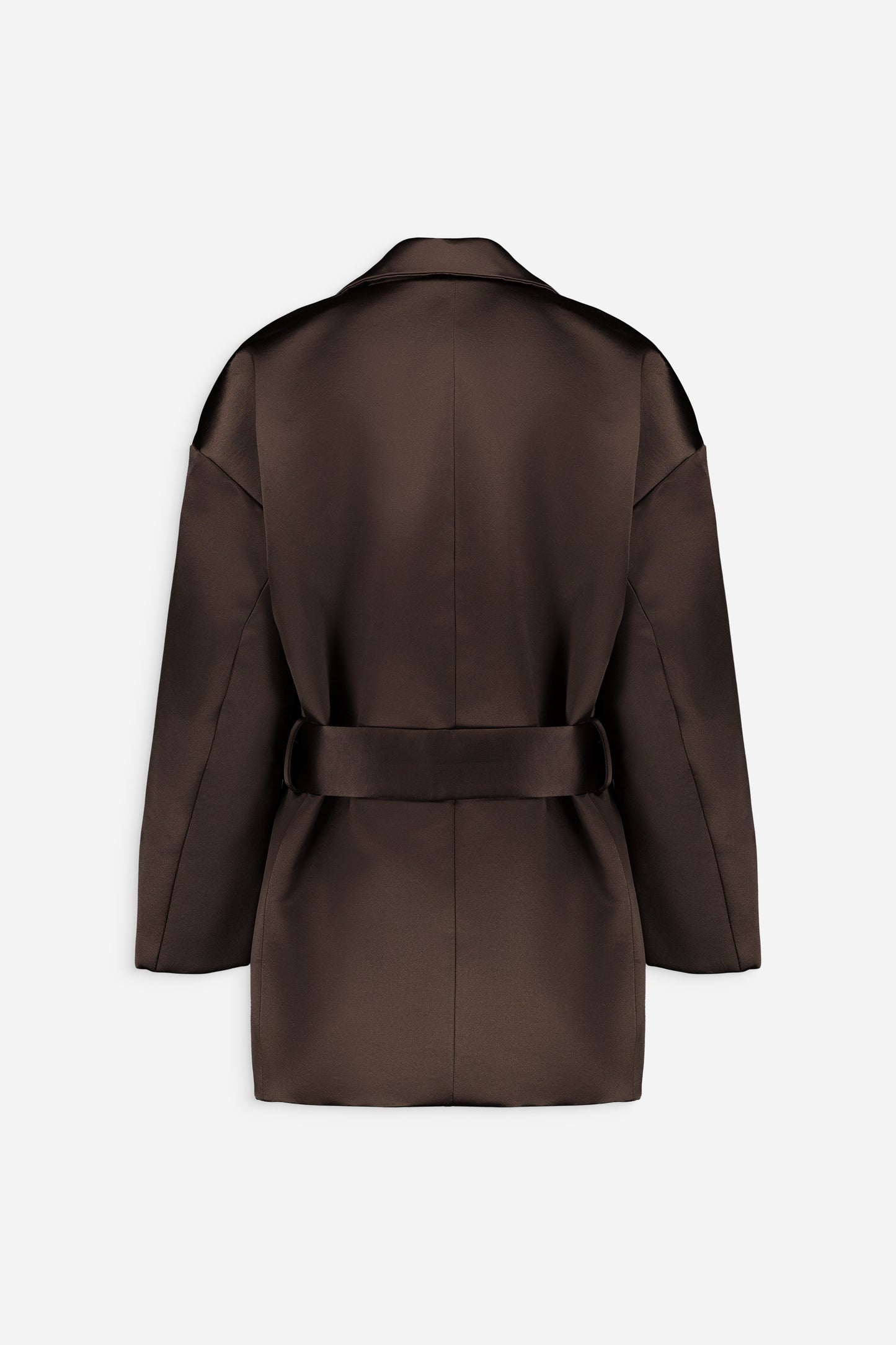 Midi belted coat
