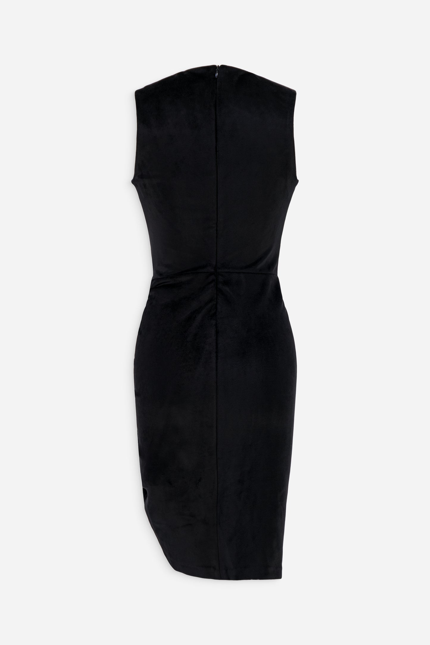Ruched sleeveless dress - Exclusive