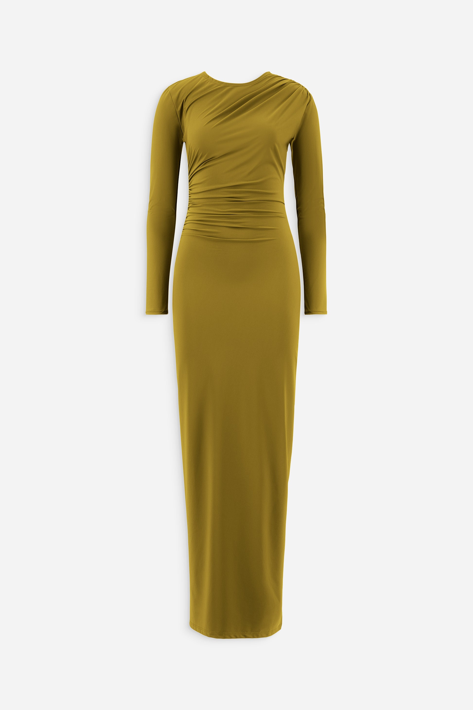 atlein ruched dress Asymmetric one shoulder ruched dress ATLEIN
